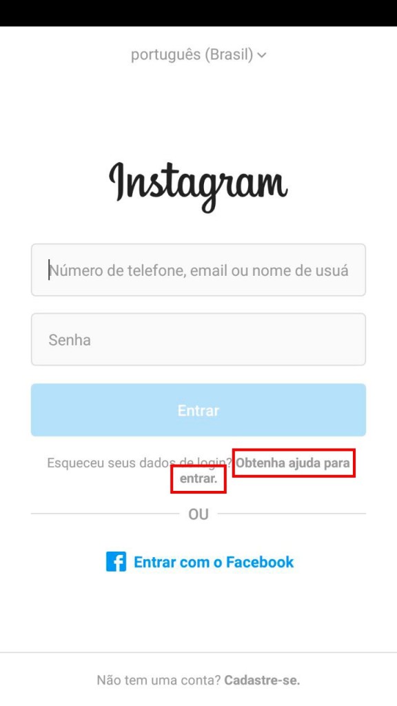 Instagram hackeado