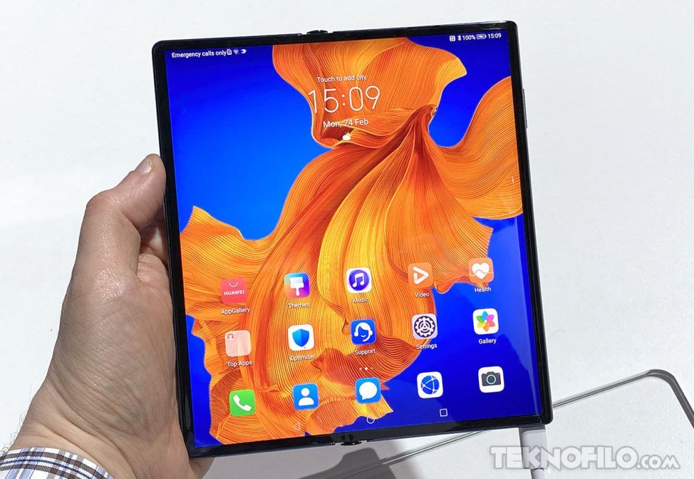 Huawei Mate X2 terá uma tela dobrável para dentro