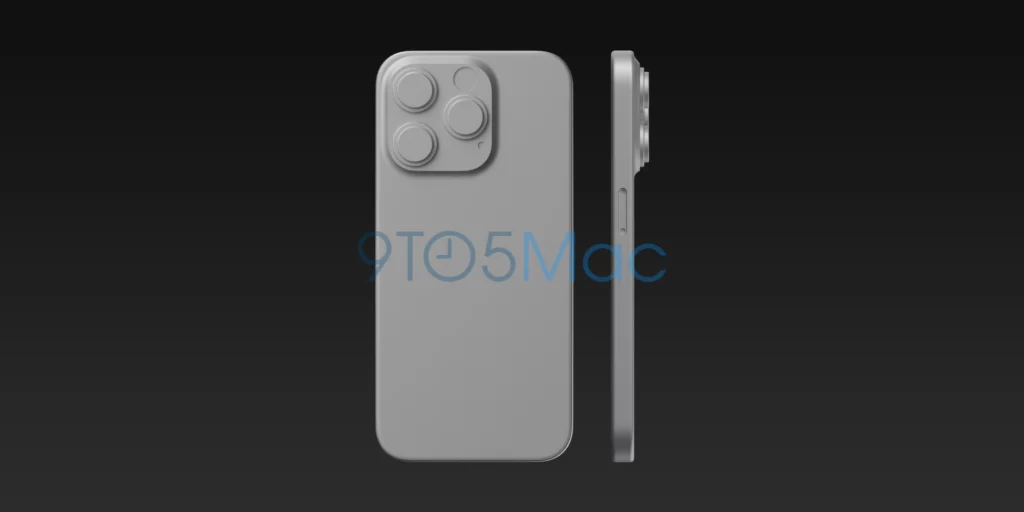 iPhone 15 renderização