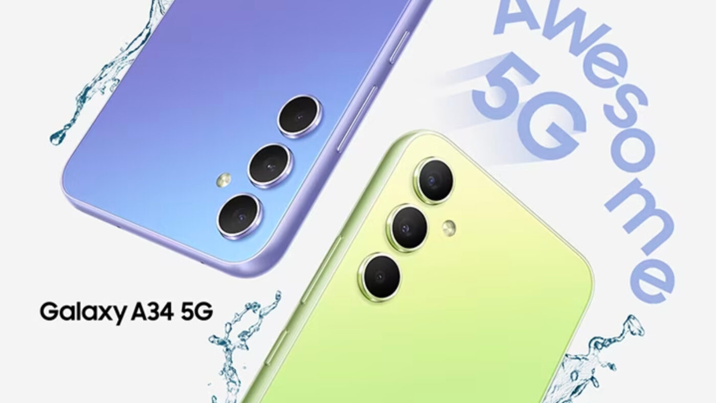 Samsung Galaxy A34 design