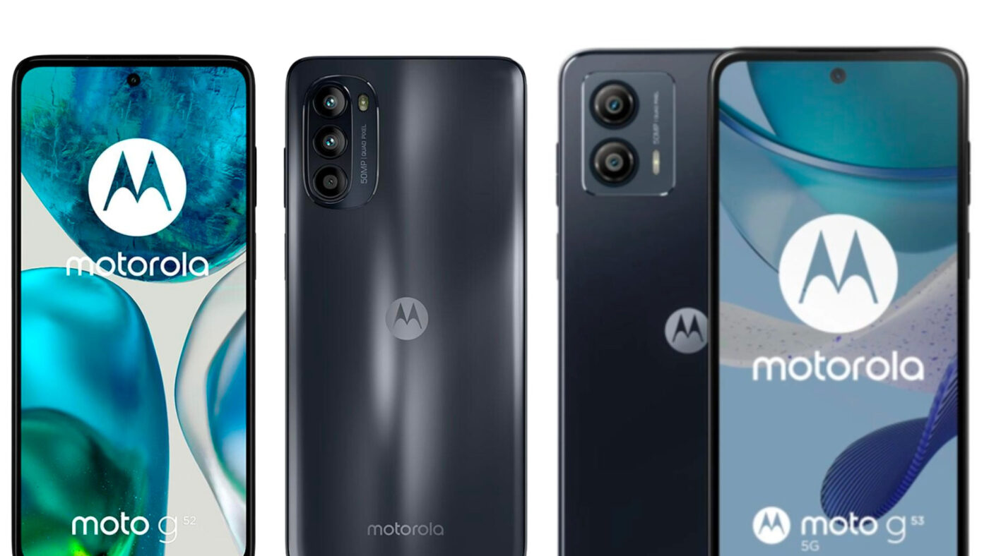 Motorola Moto G52 x Moto G53 diferenças