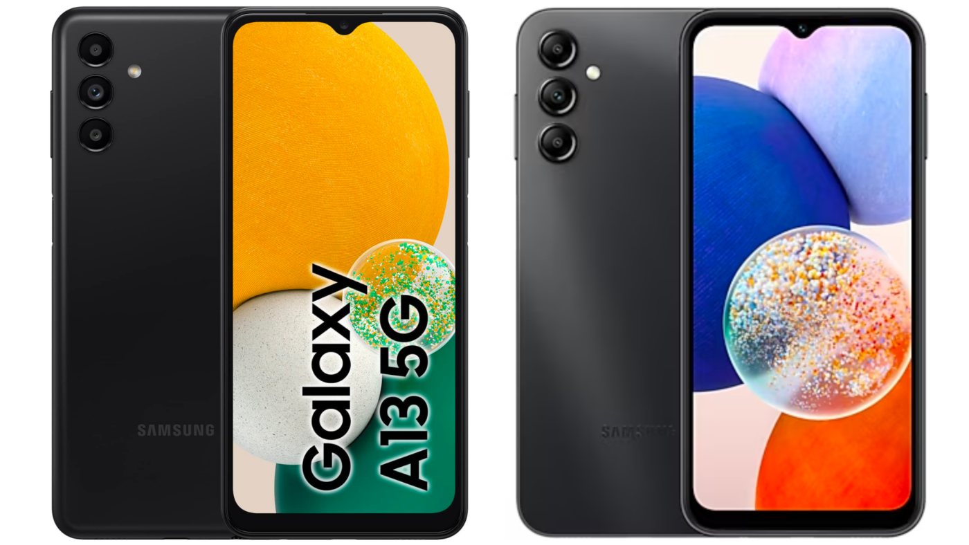 Samsung Galaxy A13 5G x A14 5G câmeras