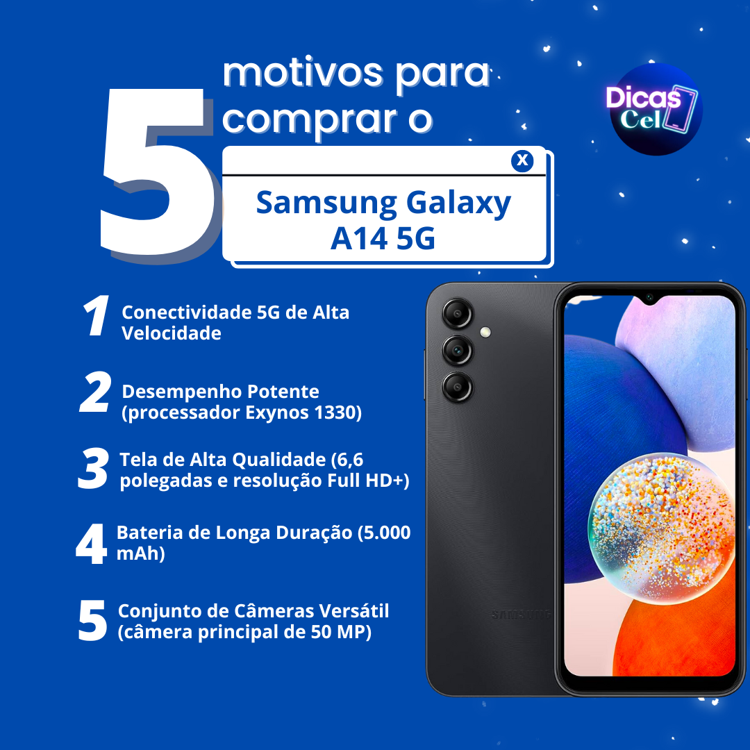 5 motivos não comprar Samsung Galaxy A14