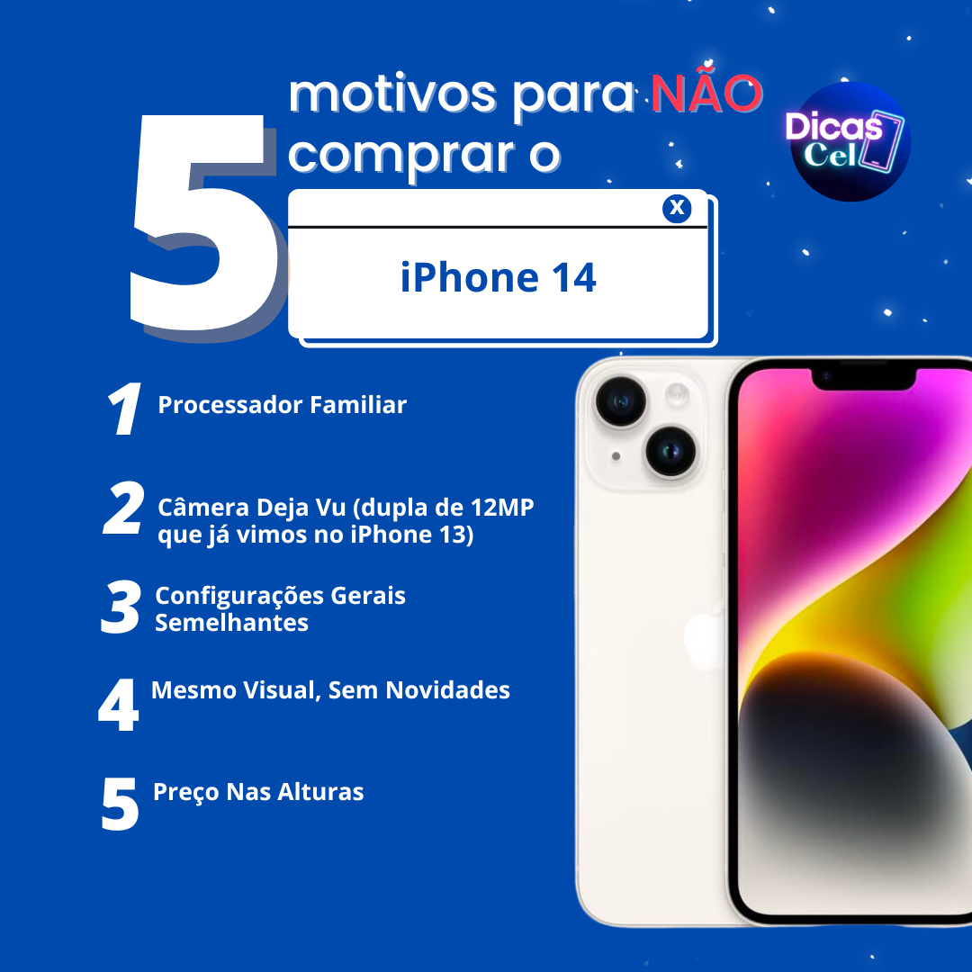 5 motivos para não comprar iPhone 14 em 2023