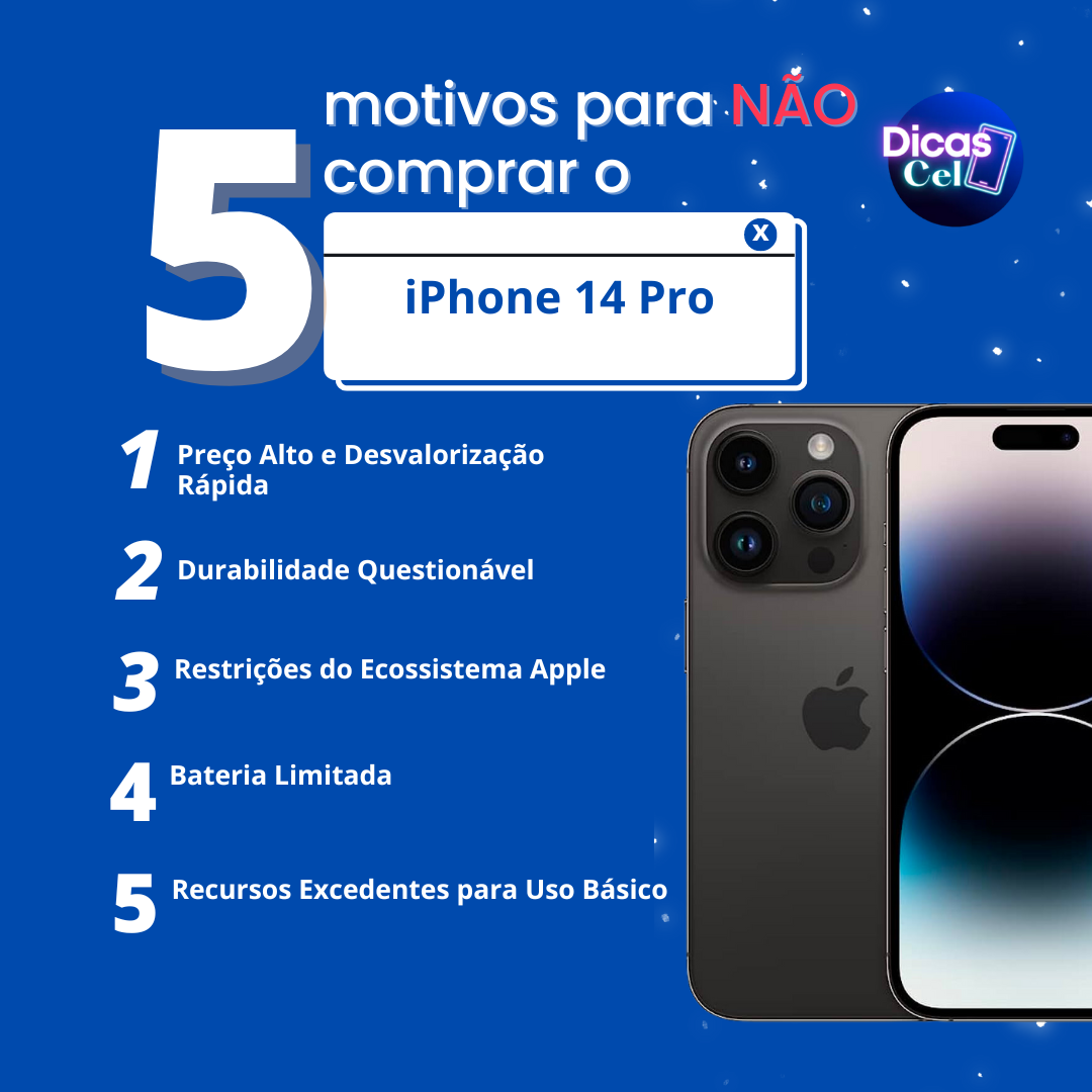 5 motivos para não comprar o iPhone 14 Pro