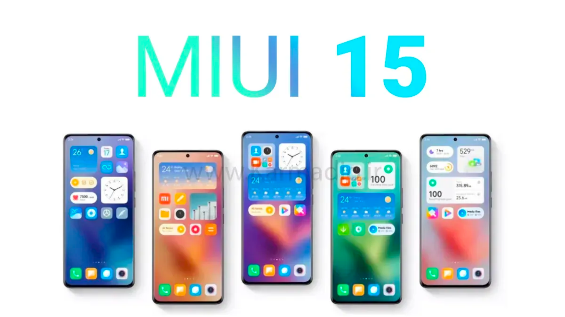 Lista Celulares da Xiaomi que vão receber a MIUI 15