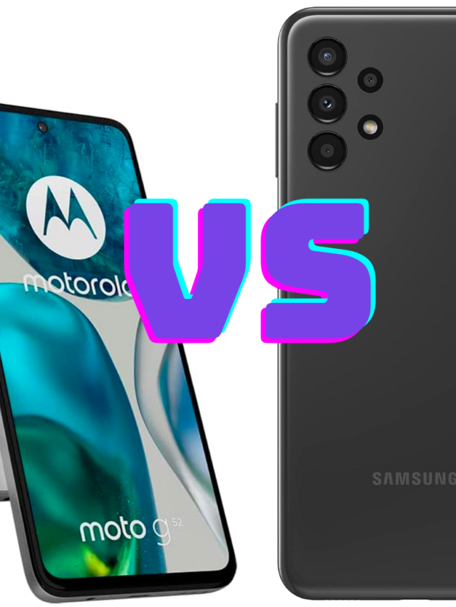 Samsung Galaxy A13 vs Motorola Moto G52: qual é a melhor compra?