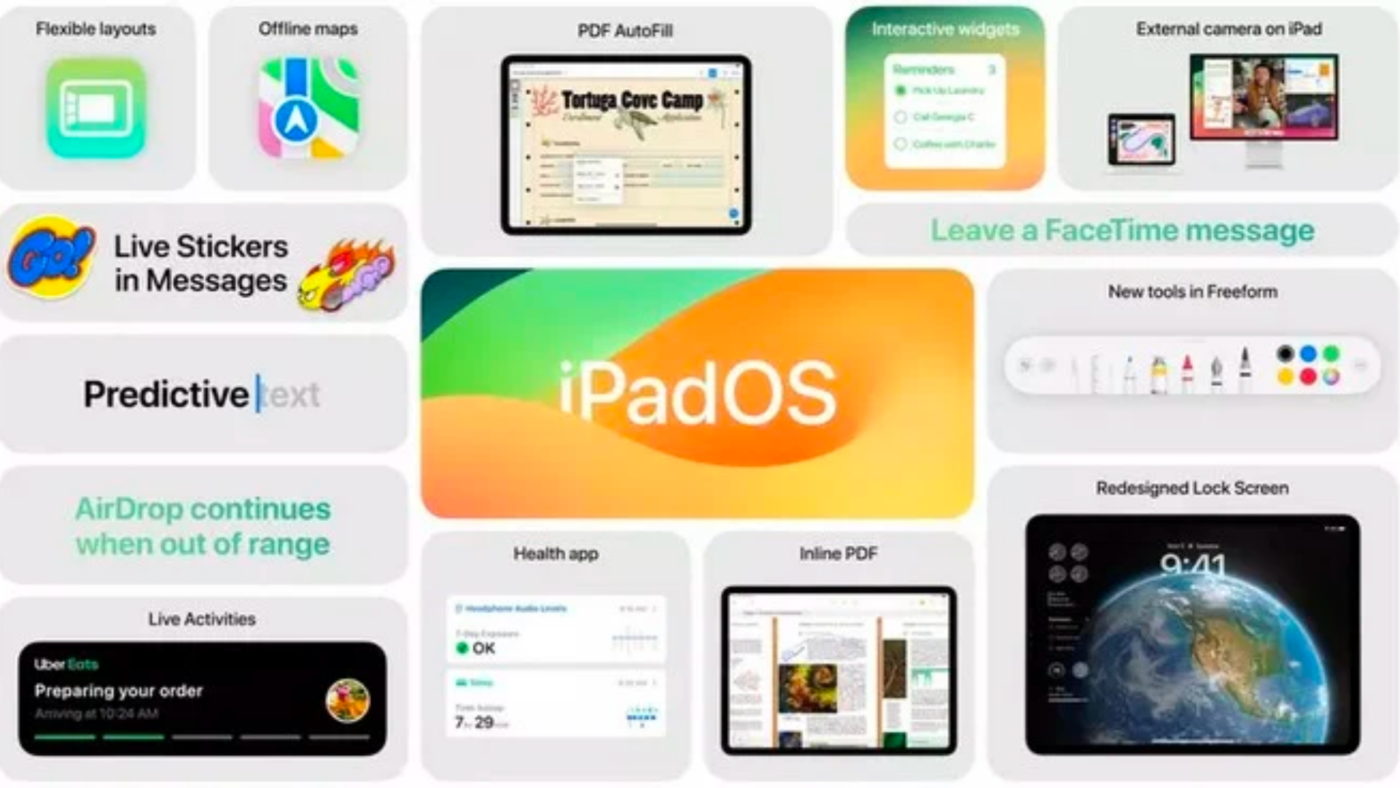 iPadOS 17 atualização