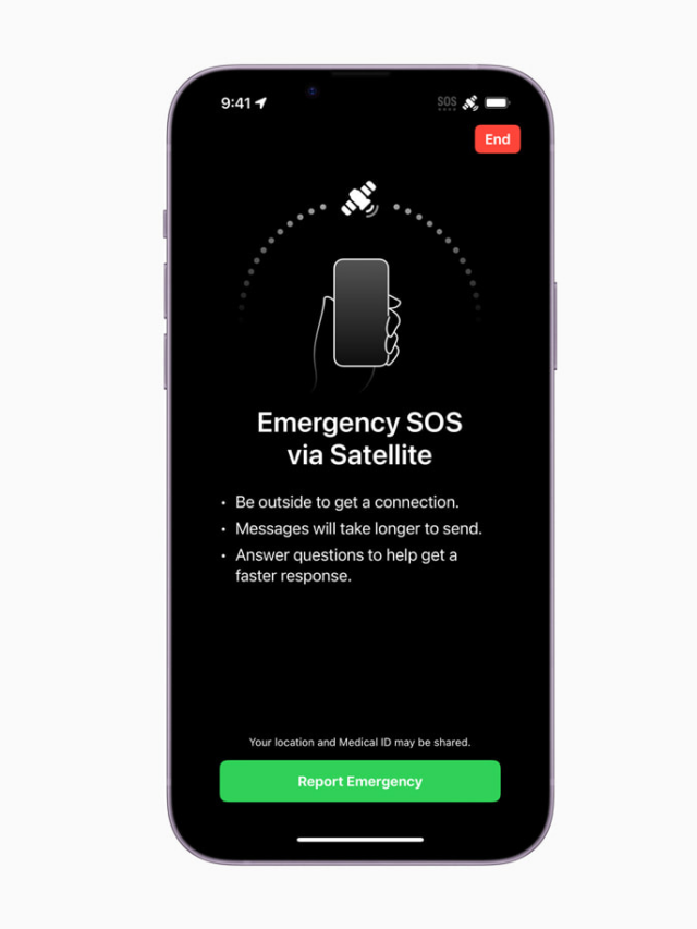 O período gratuito do SOS de emergência via satélite no iPhone 14 é estendido
