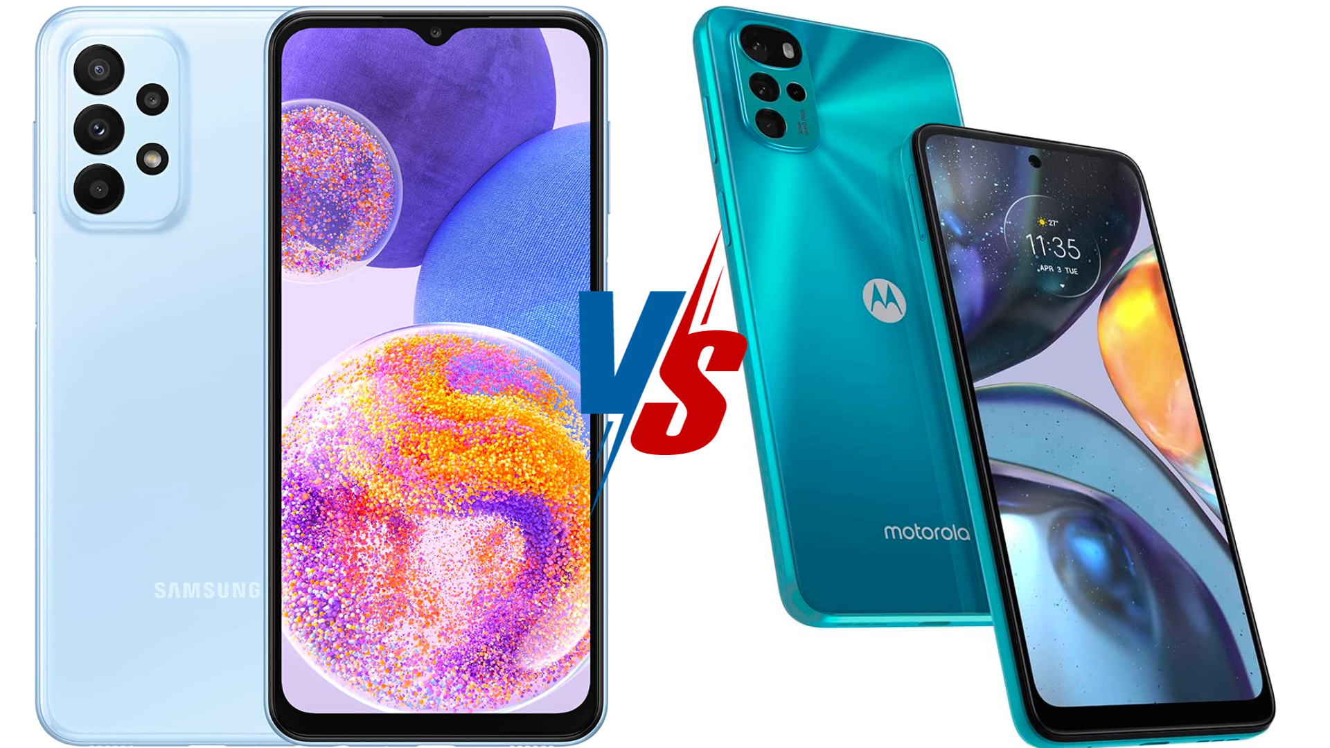 Samsung Galaxy A23 vs Motorola Moto G22