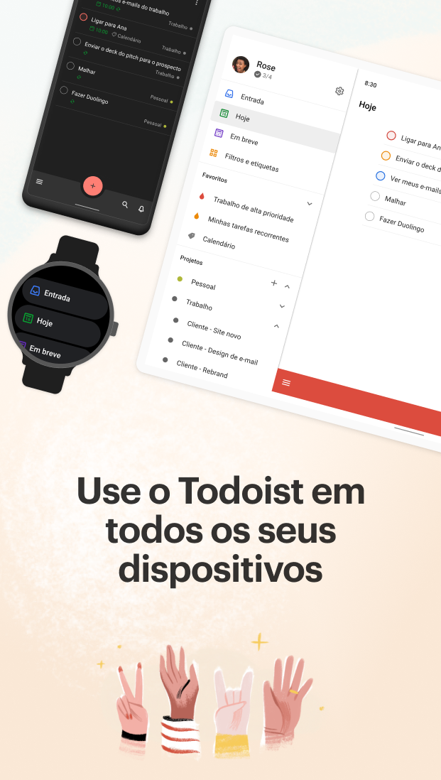 Todoist é um ótimo aplicativo para manter sua vida organizada.