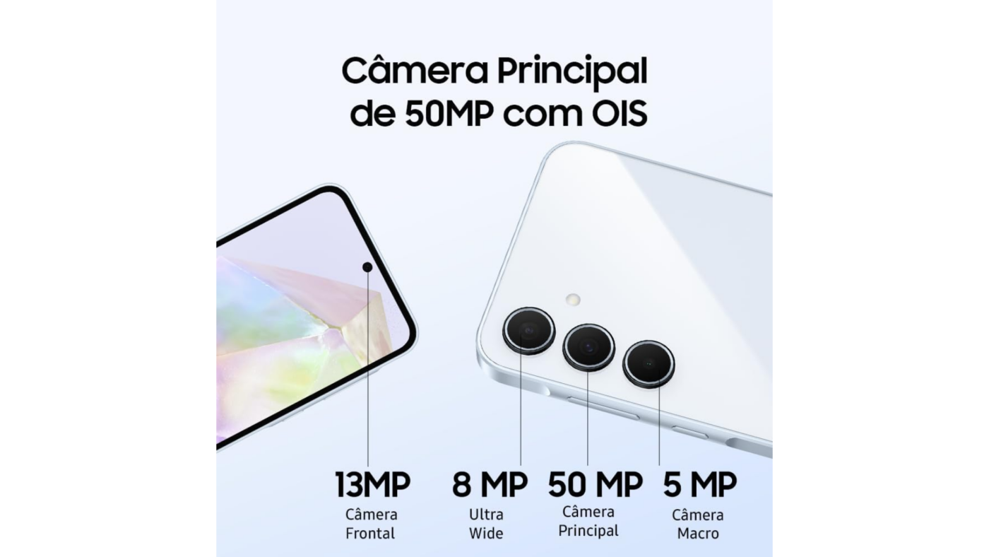 Samsung Galaxy A35 câmeras