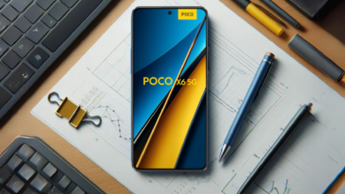 Xiaomi Poco X6 na mesa