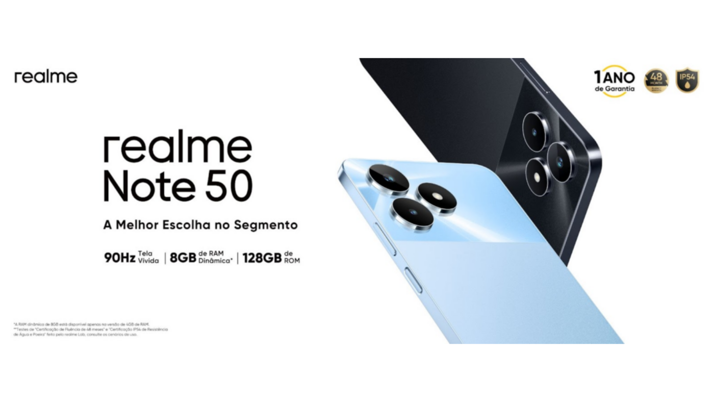 realme Note 50 características