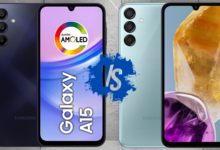 Comparativo Samsung Galaxy A15 x Galaxy M15