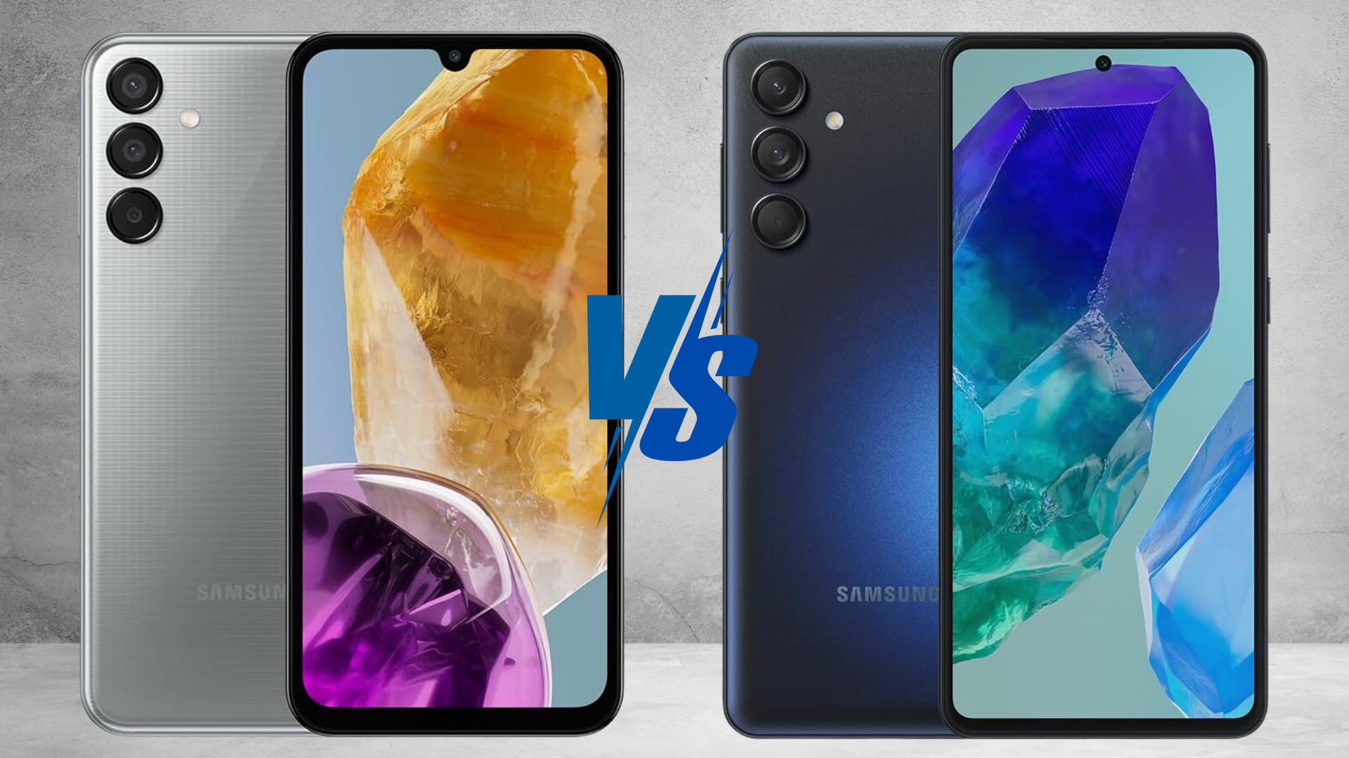 Comparativo Samsung Galaxy M15 x Galaxy M55